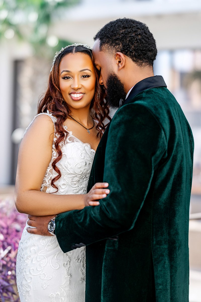 Habesha wedding couple portrait